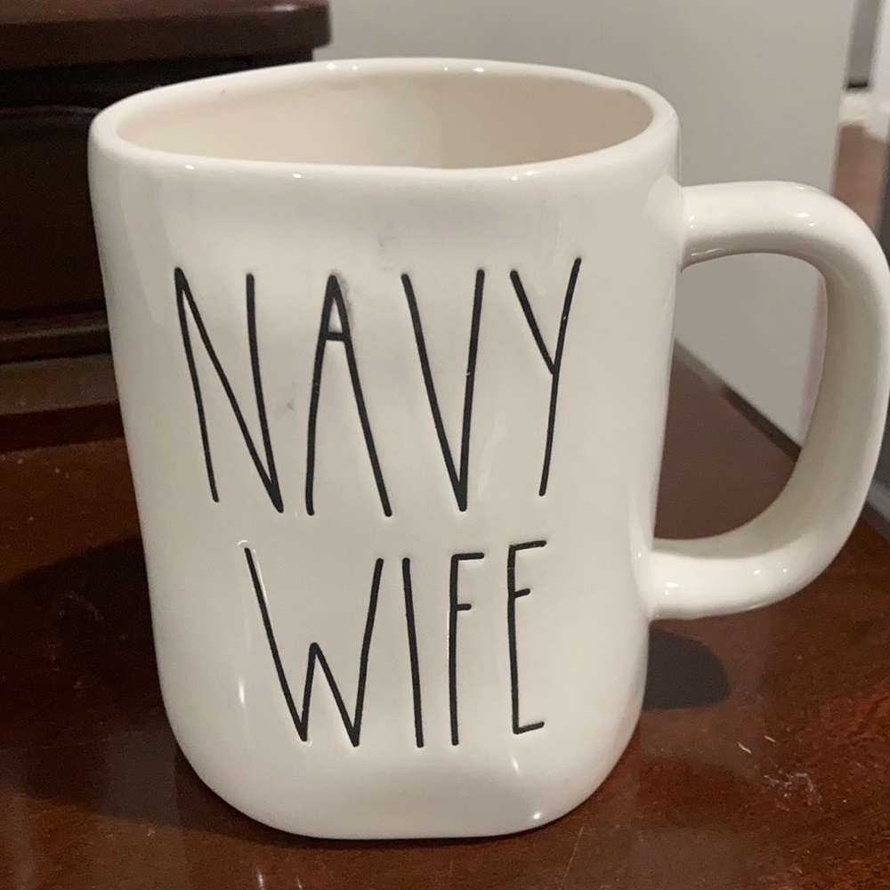 Navy wife Rae Dunn mug